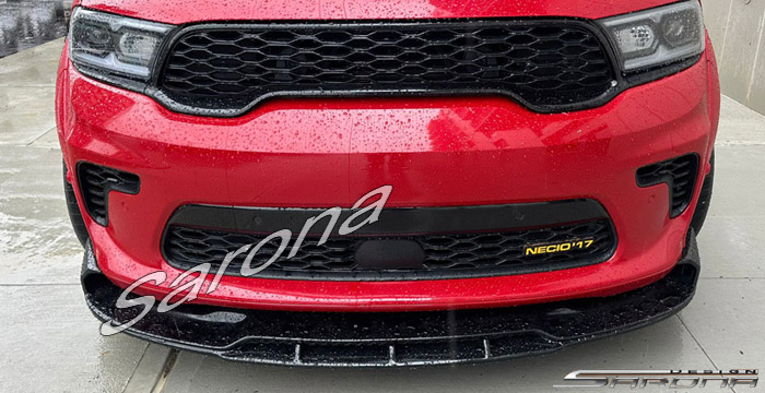 Custom Dodge Durango  SUV/SAV/Crossover Front Lip/Splitter (2021 - 2024) - $790.00 (Part #DG-063-FA)